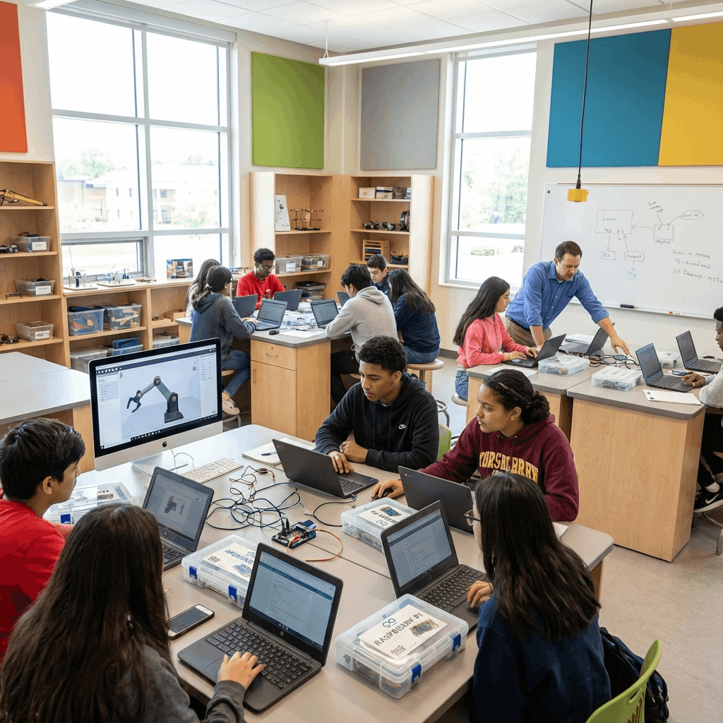 Classroom STEM education with IoT kits for schools and teachers